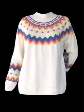 Vince Camuto winter ski sweater size L